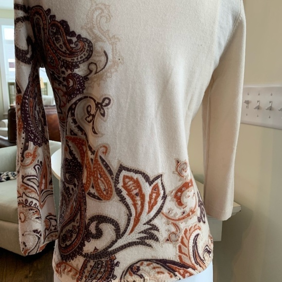 Talbots 100% Merino wool pull over sweater super soft quiet luxury sweater - Picture 11 of 15